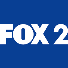 Fox 2 logo on blue background