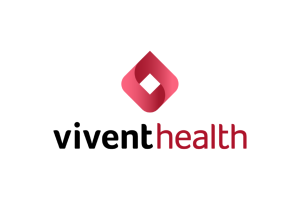 Vivent Health red and black logo